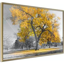 Arkiio Affisch Autumn in the Park (Gold) [Poster] 45x30 Poster